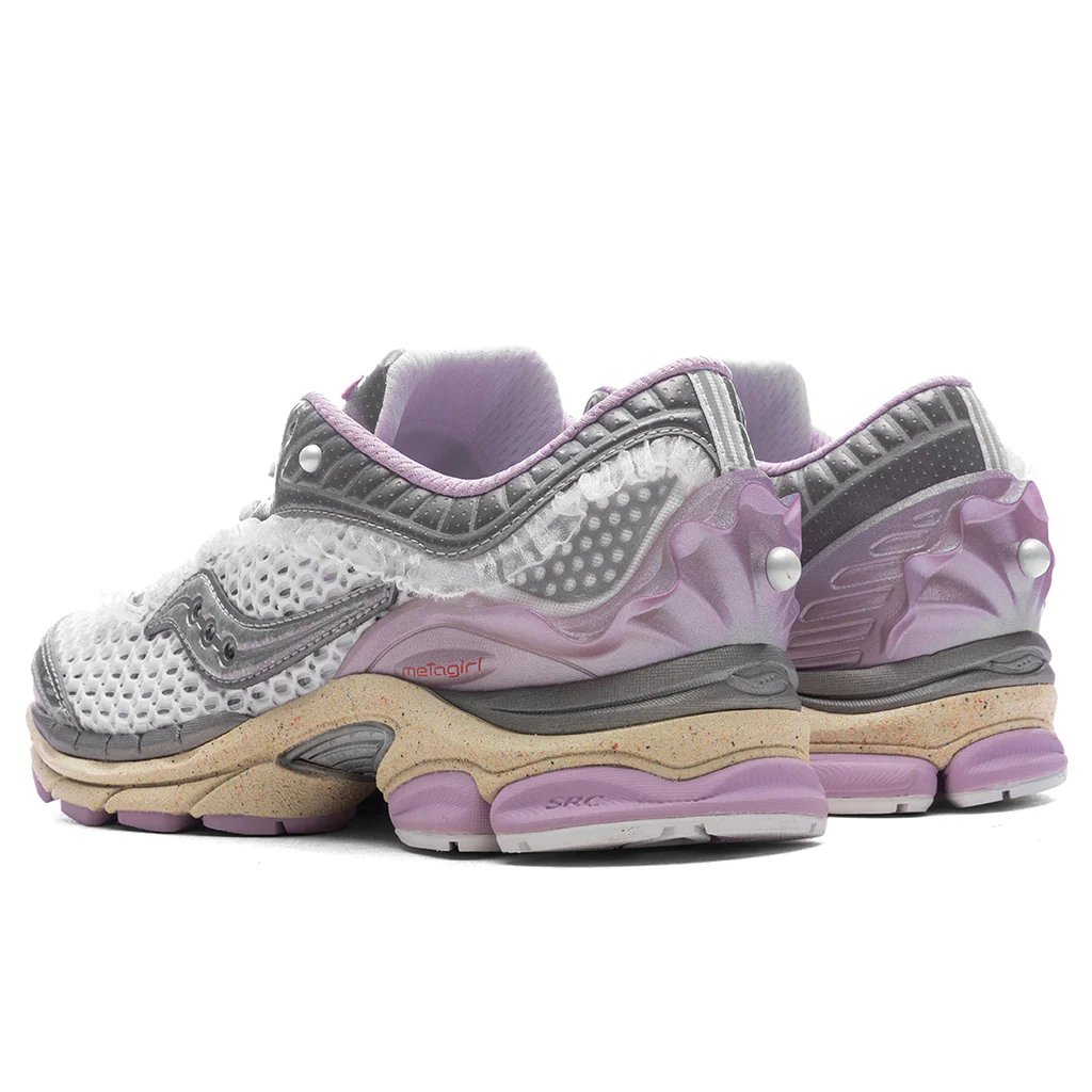 Saucony x METAGIRL Women's Progrid Paramount 'Daughter of the Moon' - Moon/Lilac - Image 3