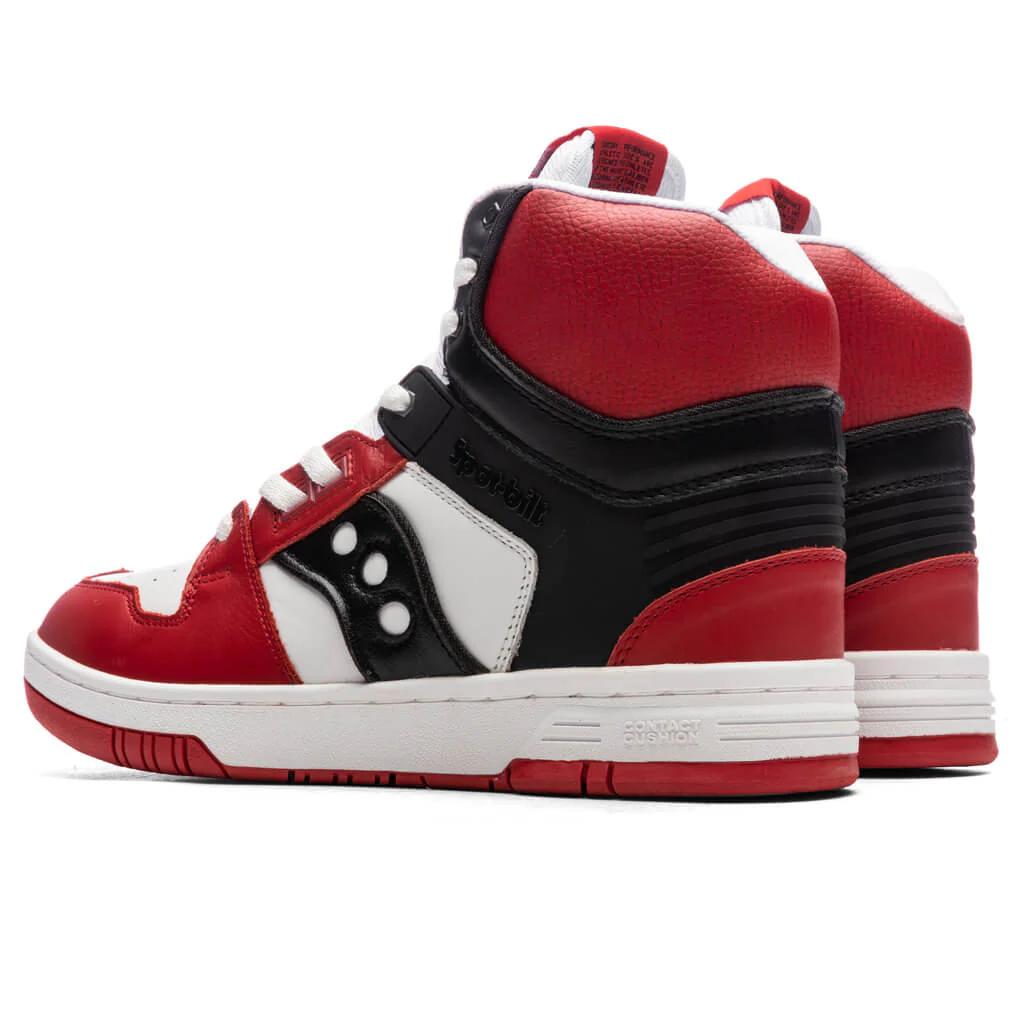 Saucony x Beams Sonic Hi - White/Red - Image 3