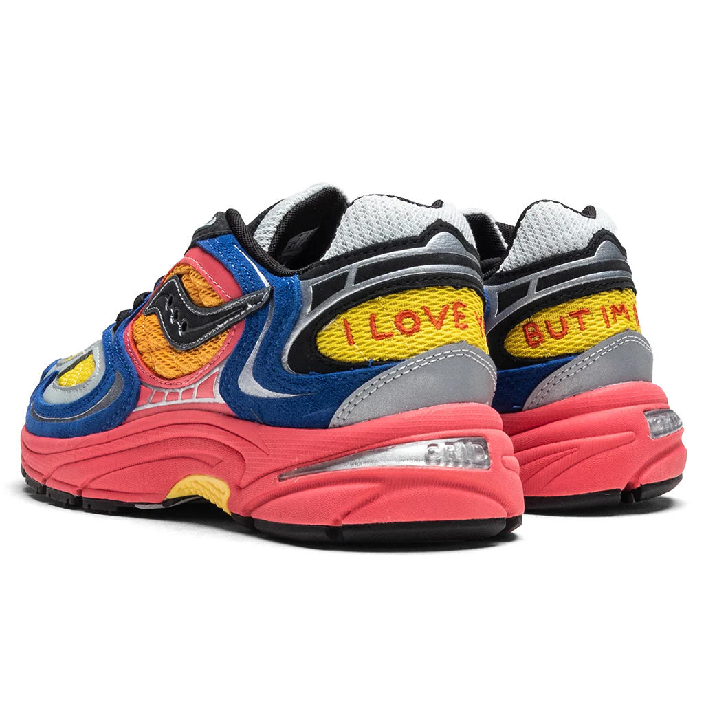 Saucony x Jae Tips Grid Jazz 9 'I Love You But I'm Busy' - Balloon Blue - Image 3