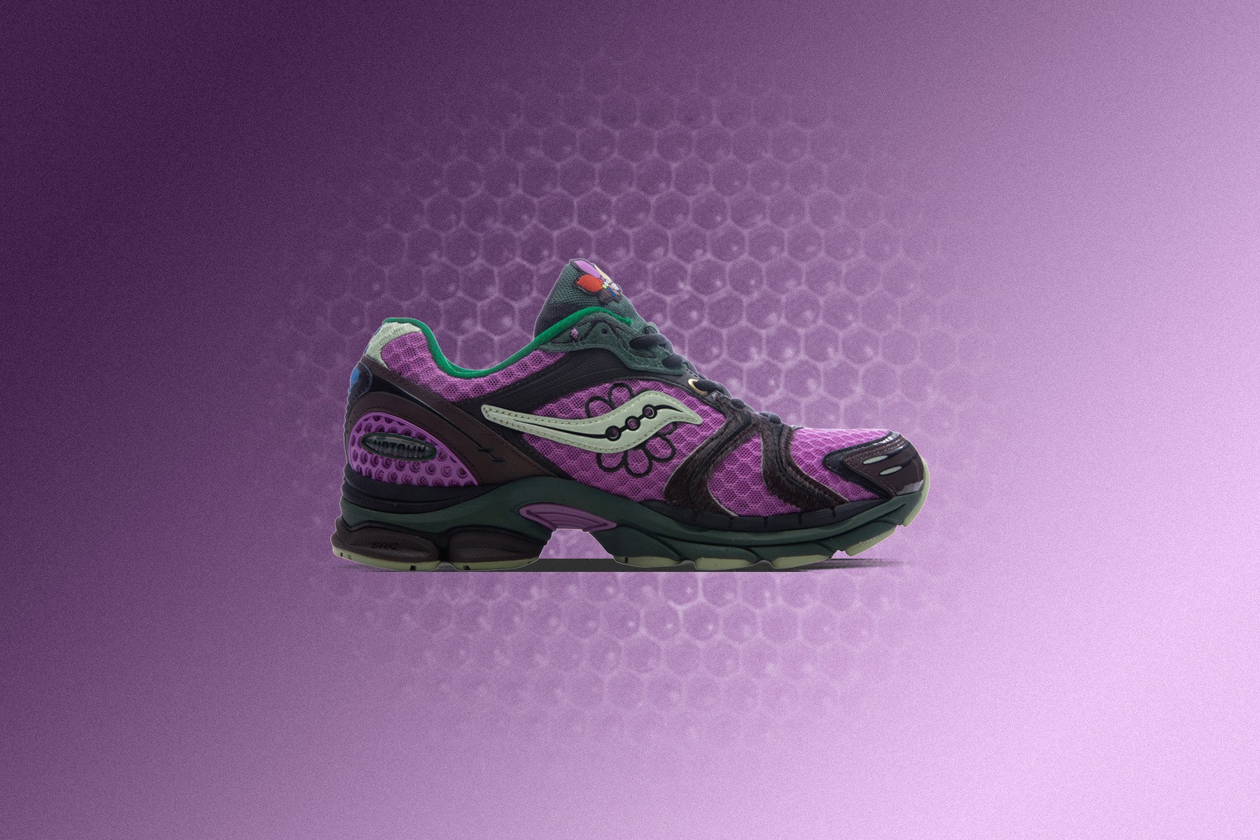 Saucony x Jae Tips Progrid Triumph 4 'Perrilla' - Violet/Earth - Image 5