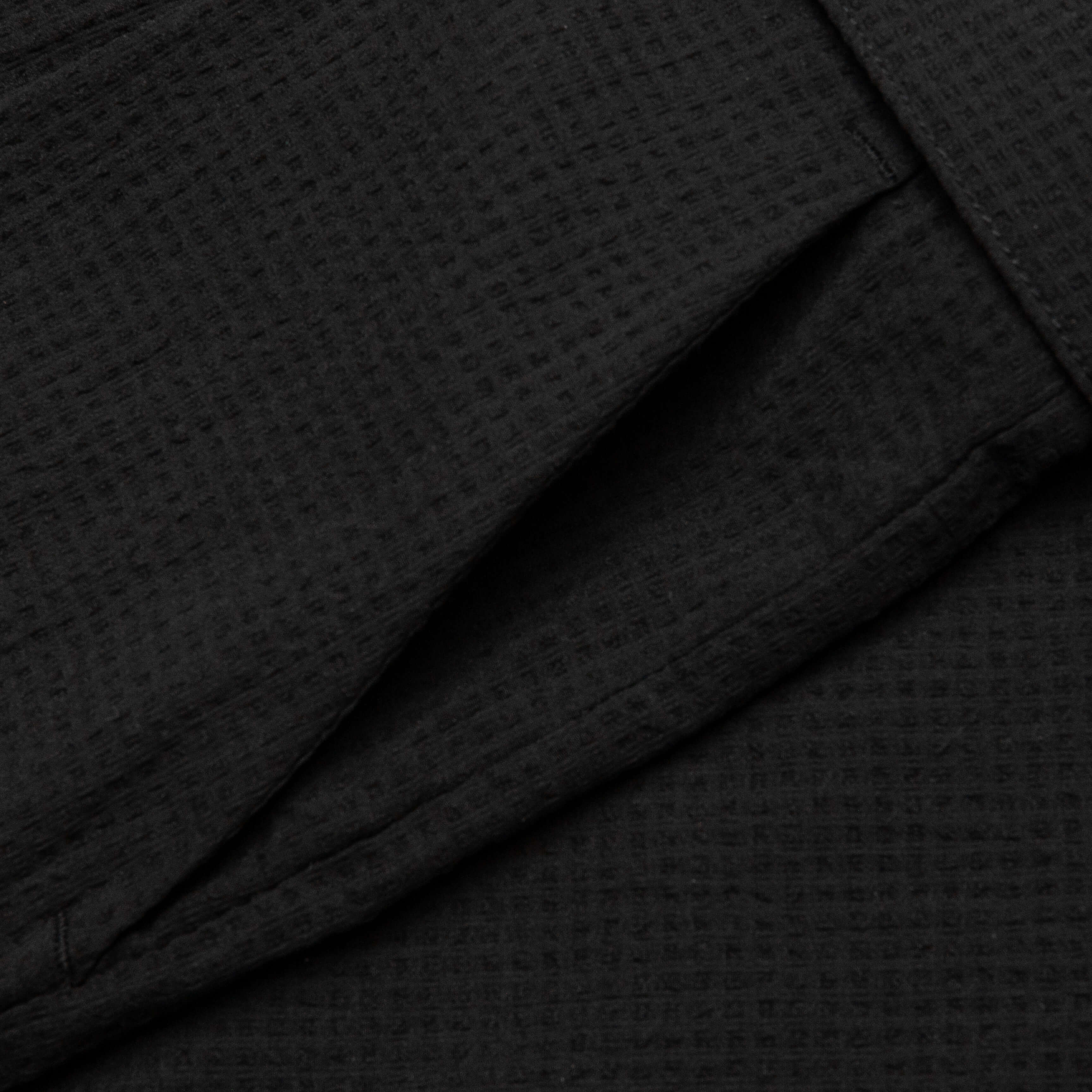 Seersucker Pleated Pant - Black - Image 5