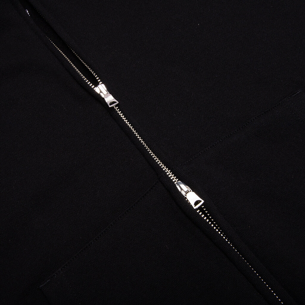 Shark Full Zip Hoodie - Black - Image 4