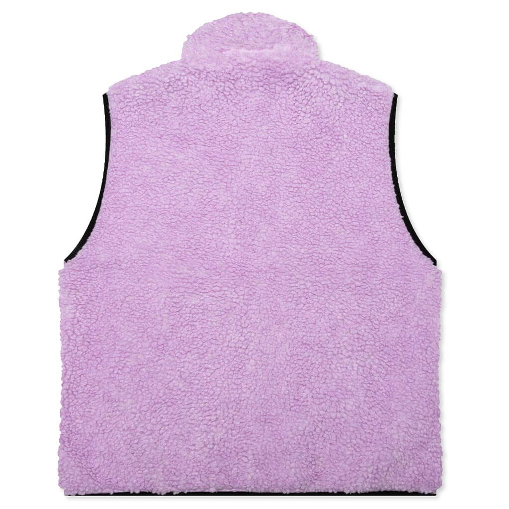 Sherpa Reversible Vest - Lavender - Image 2
