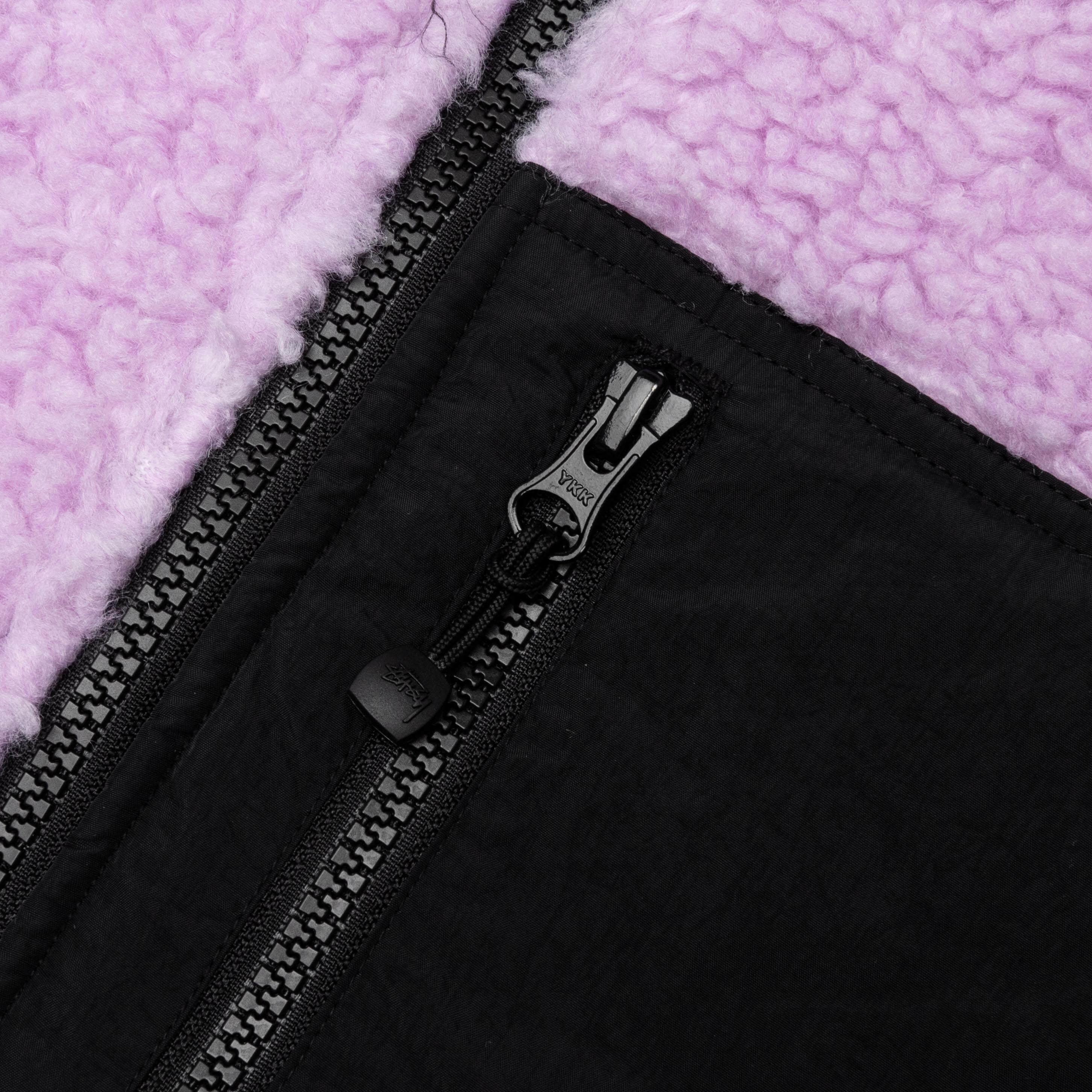 Sherpa Reversible Vest - Lavender - Image 3