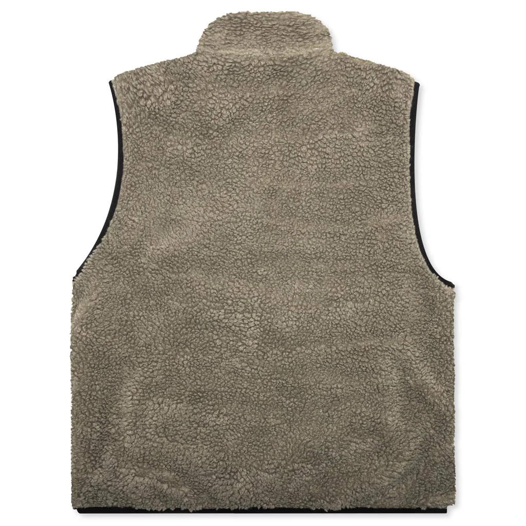 Sherpa Reversible Vest - Stone - Image 2