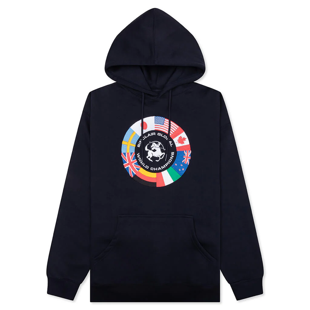 Flag Hoodie - Navy