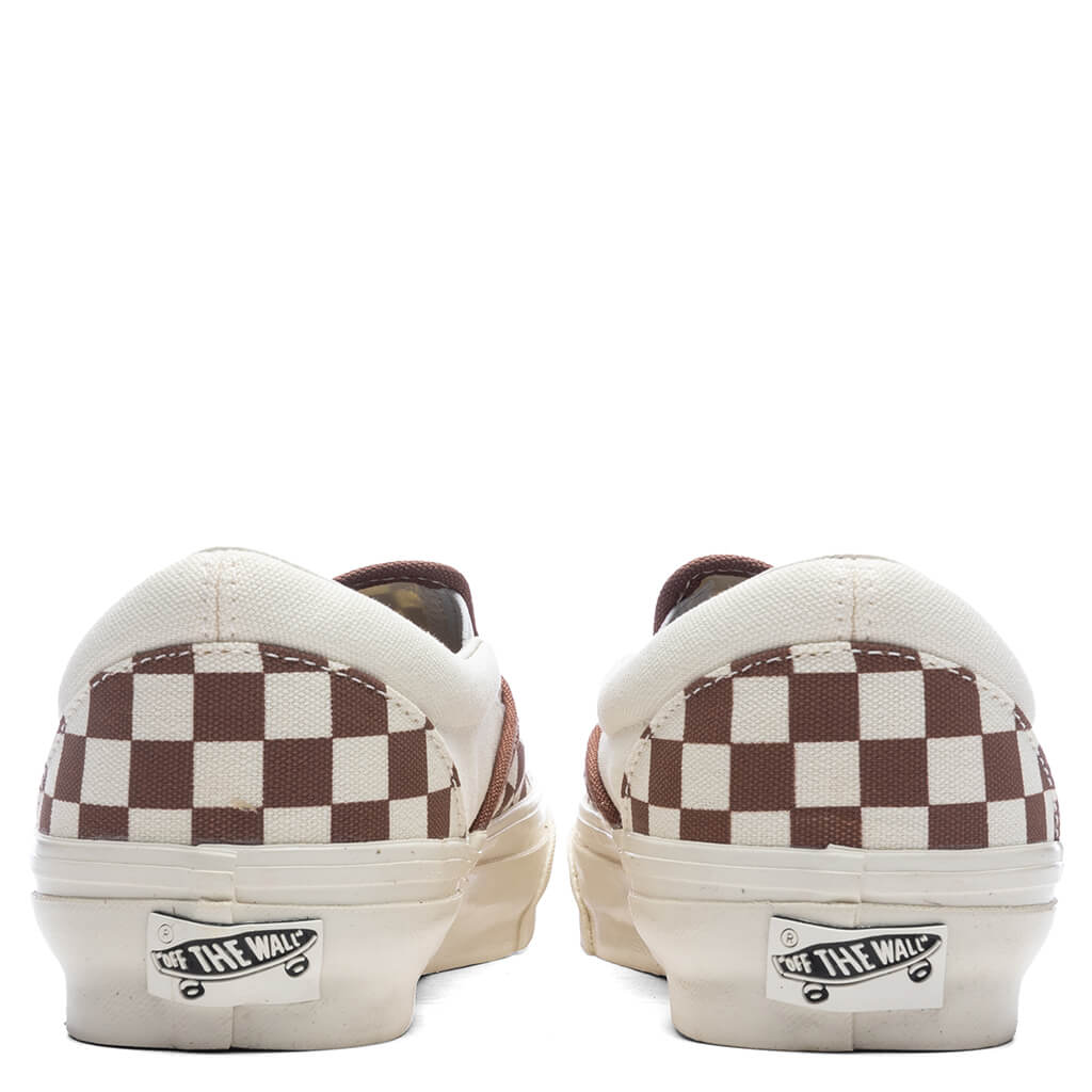 Premium Slip-On 98 - Checkerboard Coffee - Image 4