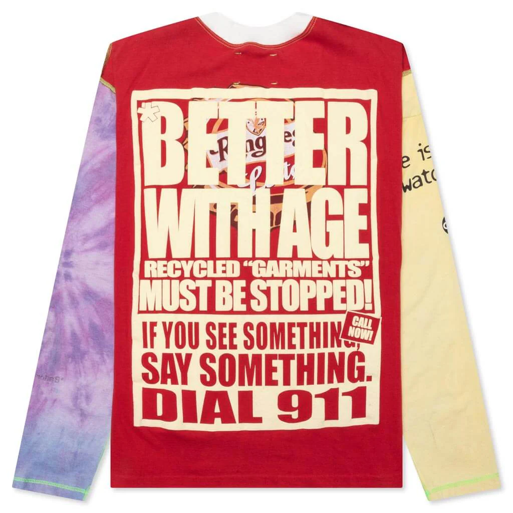Smear Reversible L/S Tee - Multi - Image 2