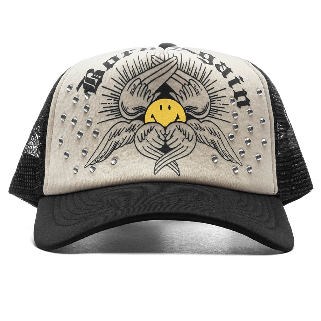 Smiley Born Again Trucker Hat - Multi