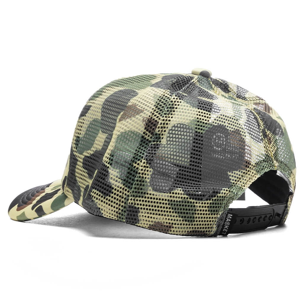 Smiley Camo Trucker Hat - Woodland - Image 4