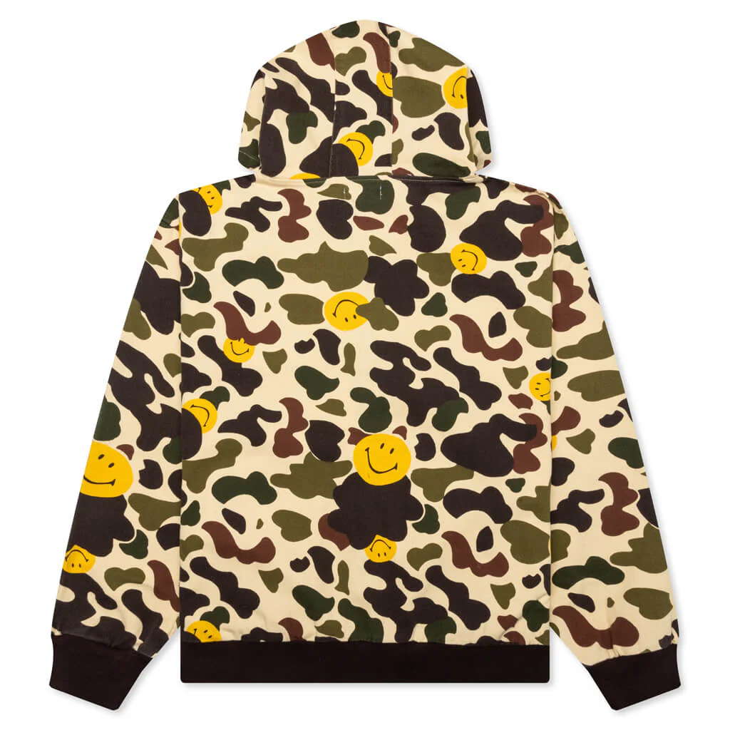 Smiley Camo Zip Jacket - Woodland - Image 2