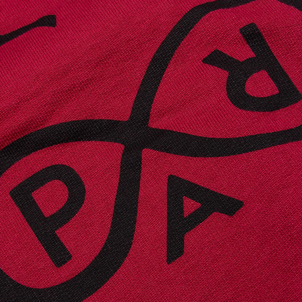 Snaked by a Horse Crewneck Sweatshirt - Beet Red - Image 5