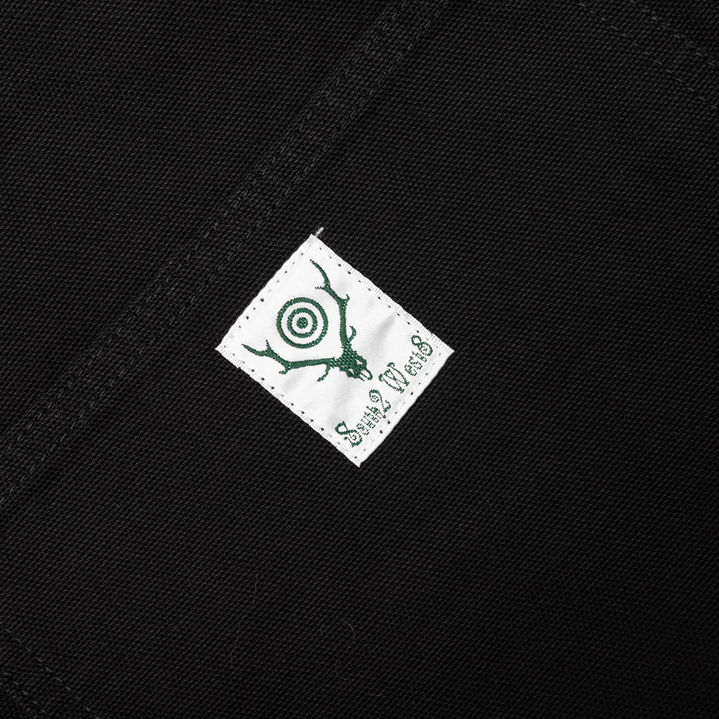 Cotton Canvas Painter Pant - Black - Image 4