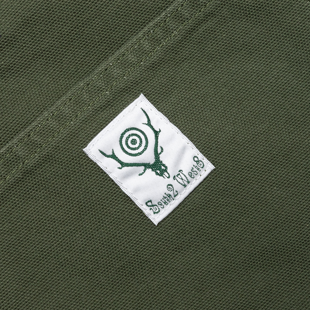 Cotton Canvas Painter Pant - Moss Green - Image 4