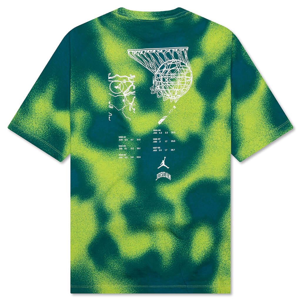 Sport AOP S/S Crewneck - Mardi Gras/Pine Green - Image 2