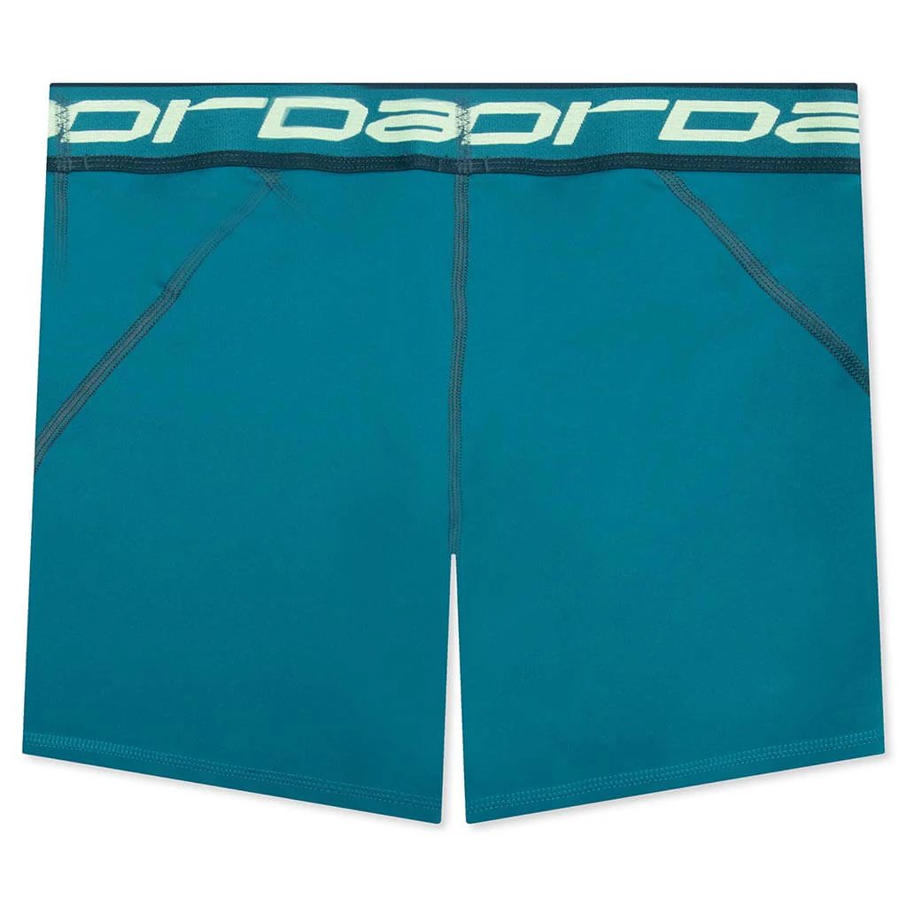 Sport Legging Shortie Women's - Sky J Teal/Black - Image 2