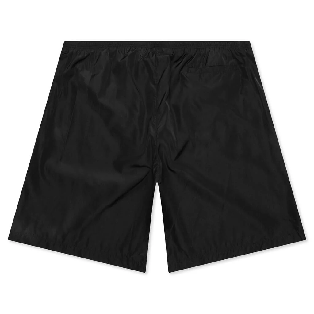 Curved Logo Swim Short - Black/White - Image 2