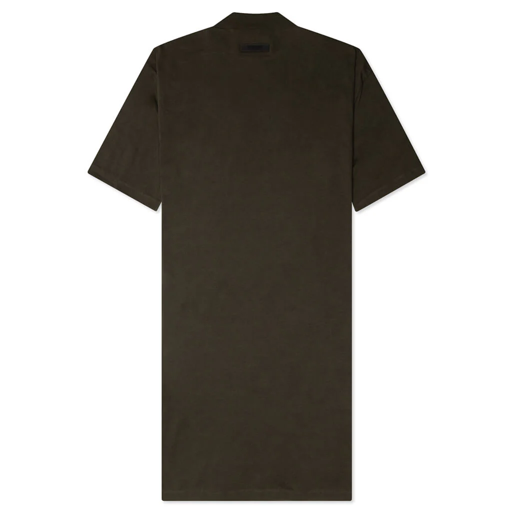 Women's 3/4 Tee Dress - Off Black - Image 2