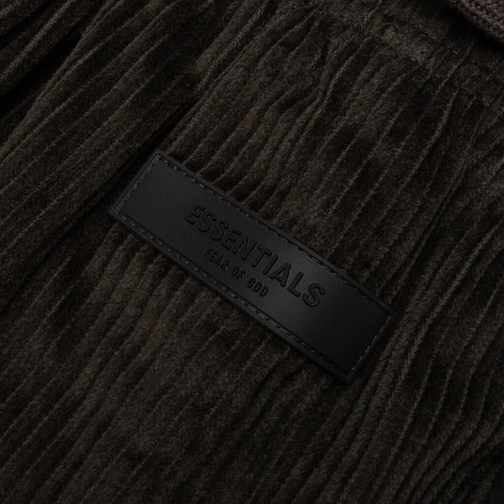 Women's Corduroy Dock Short - Off Black - Image 3