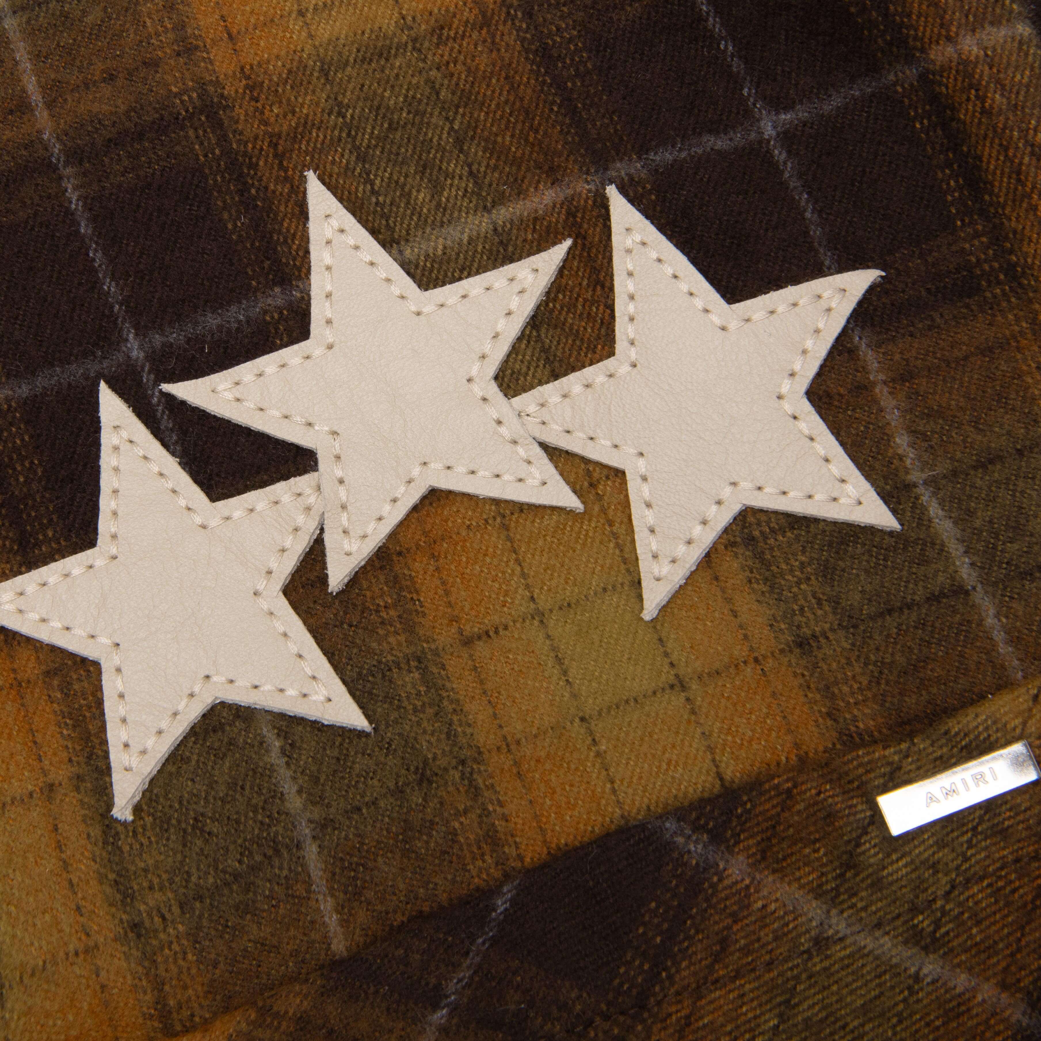 Stars Plaid Flannel - Chai Tea - Image 3