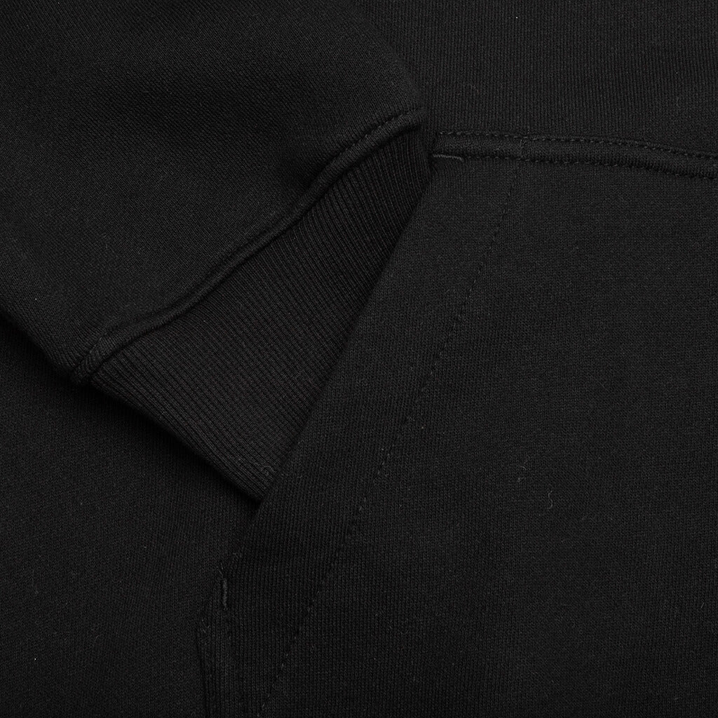 Sticker Hoodie - Black - Image 4