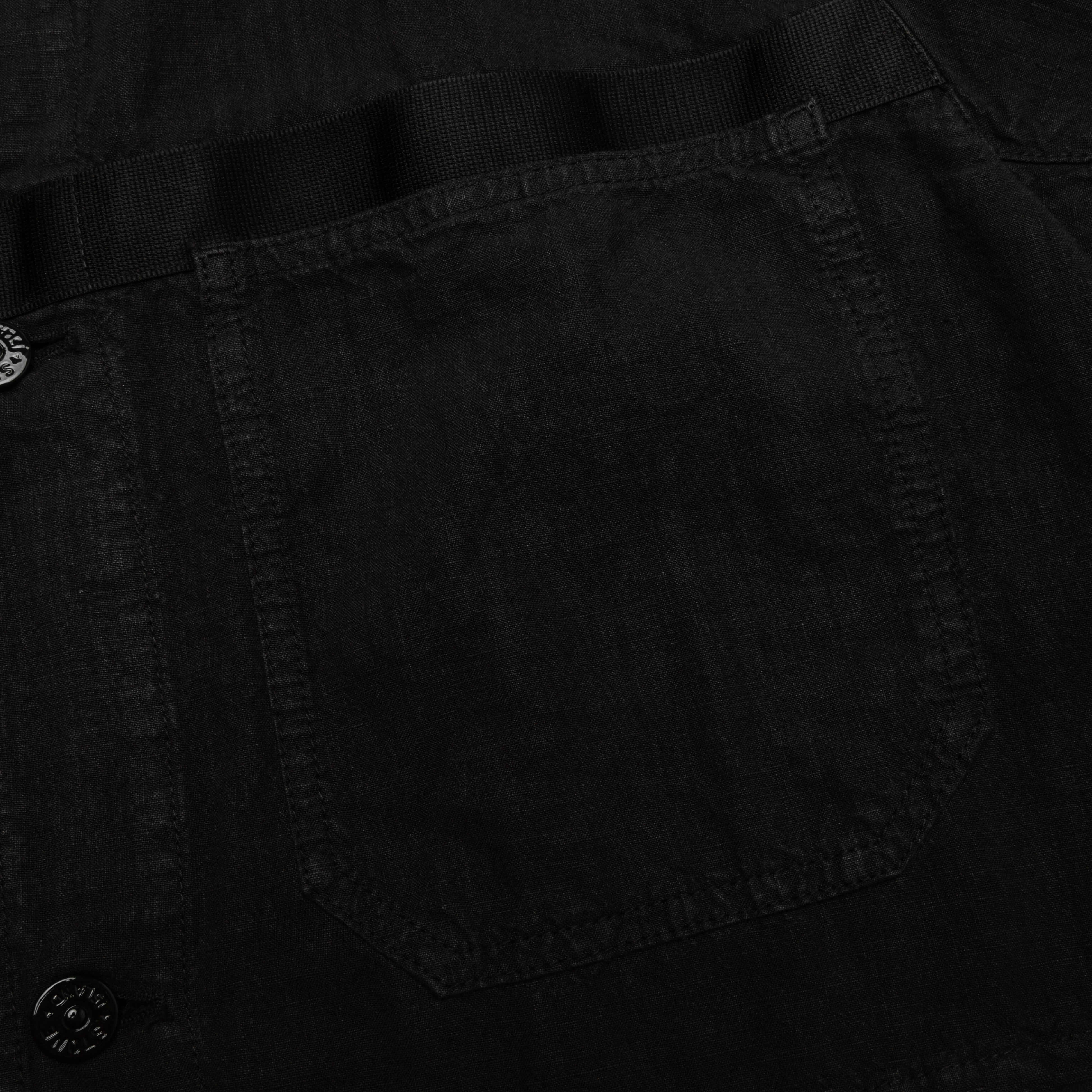 Lino Nylon Tela Field Jacket - Black - Image 5