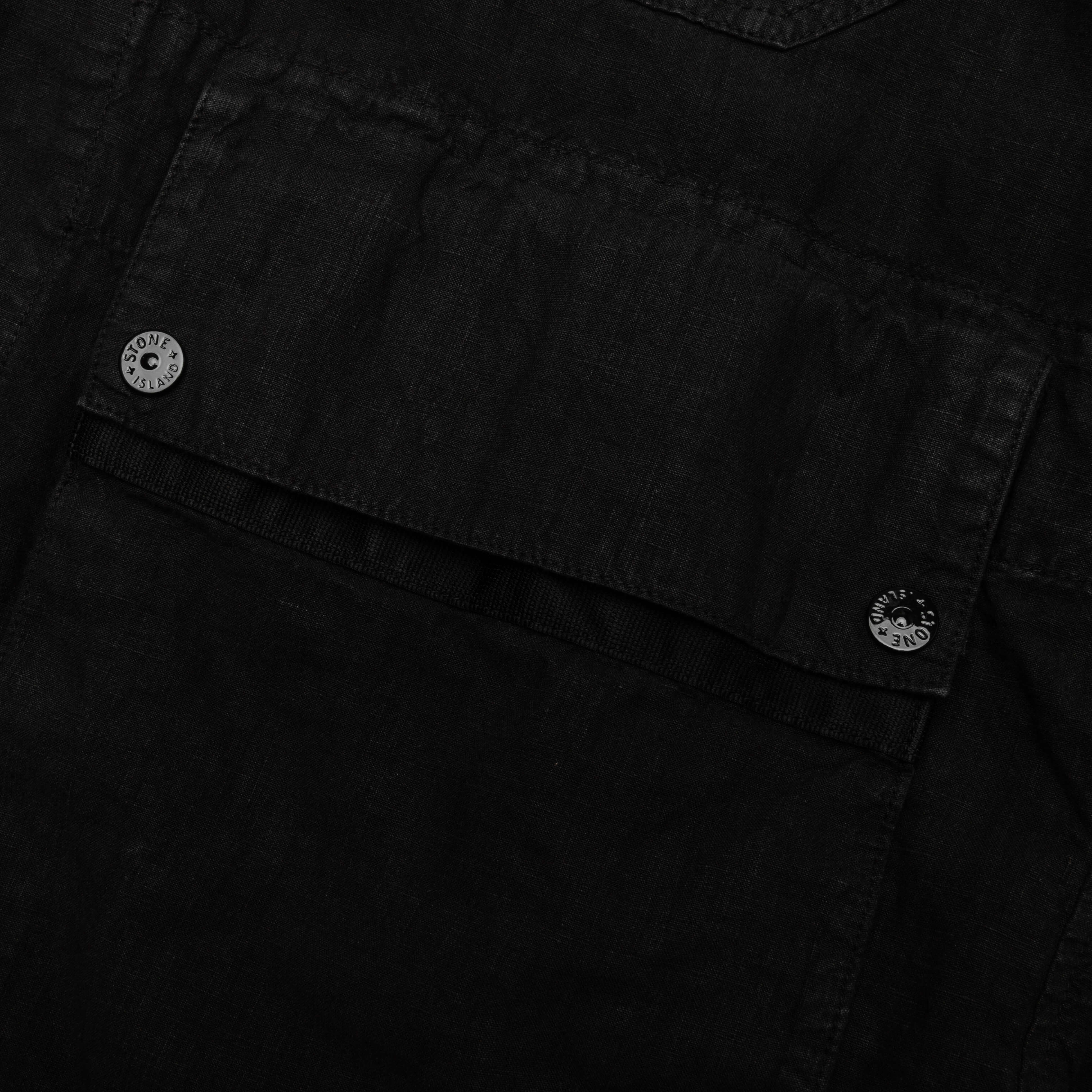 Lino Nylon Tela Field Jacket - Black - Image 6