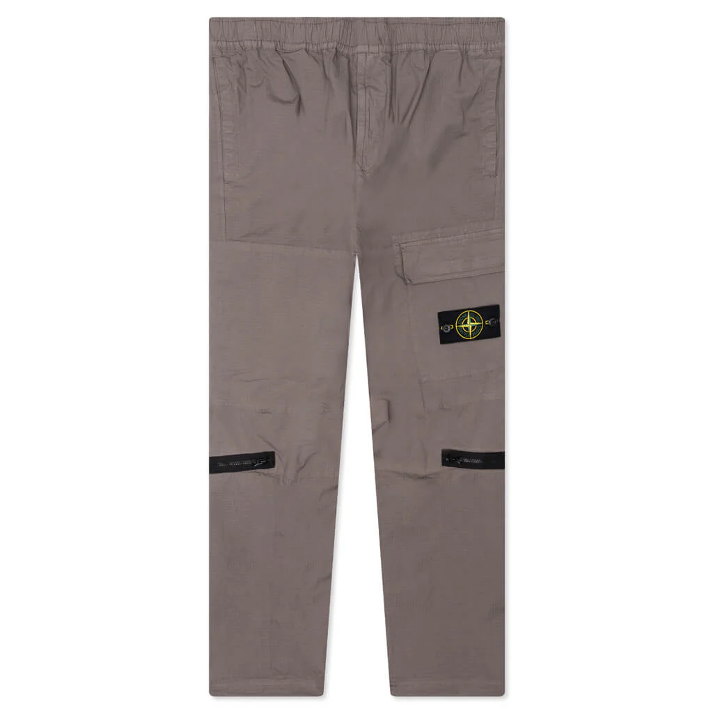 Loose Fit Cargo Pants - Dove Grey