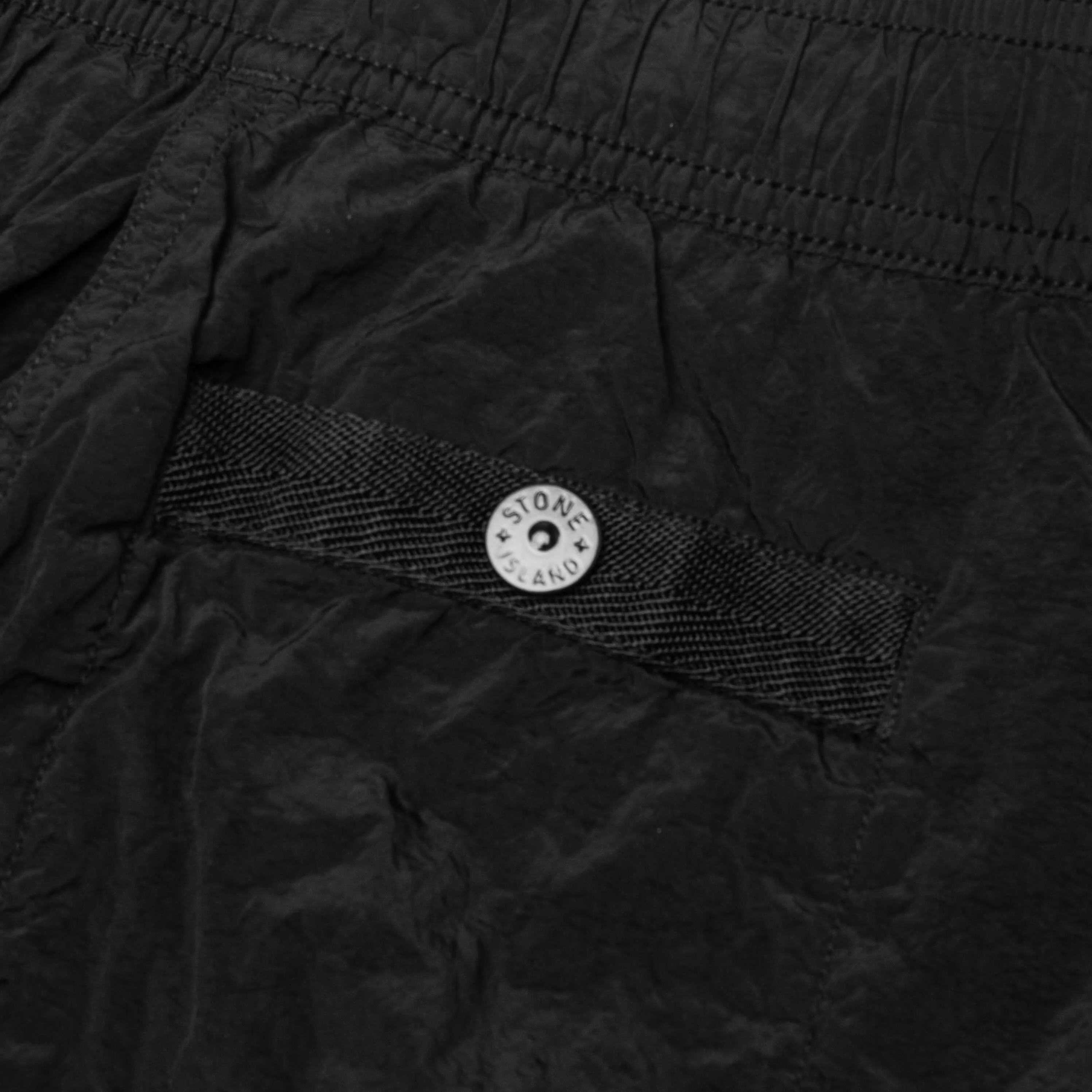 Patch Bermuada Shorts - Black - Image 4