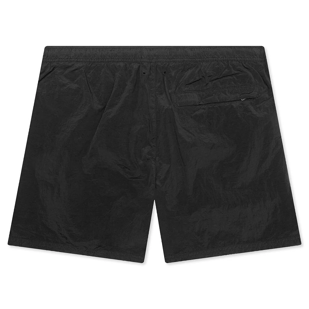Nylon Metal Regular Fit Shorts - Black - Image 2