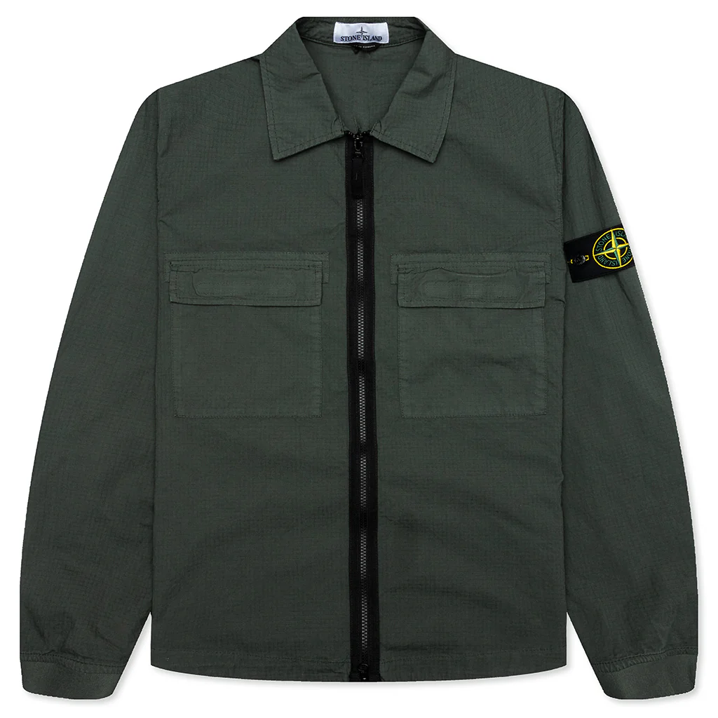 Regular Fit Overshirt - Musk