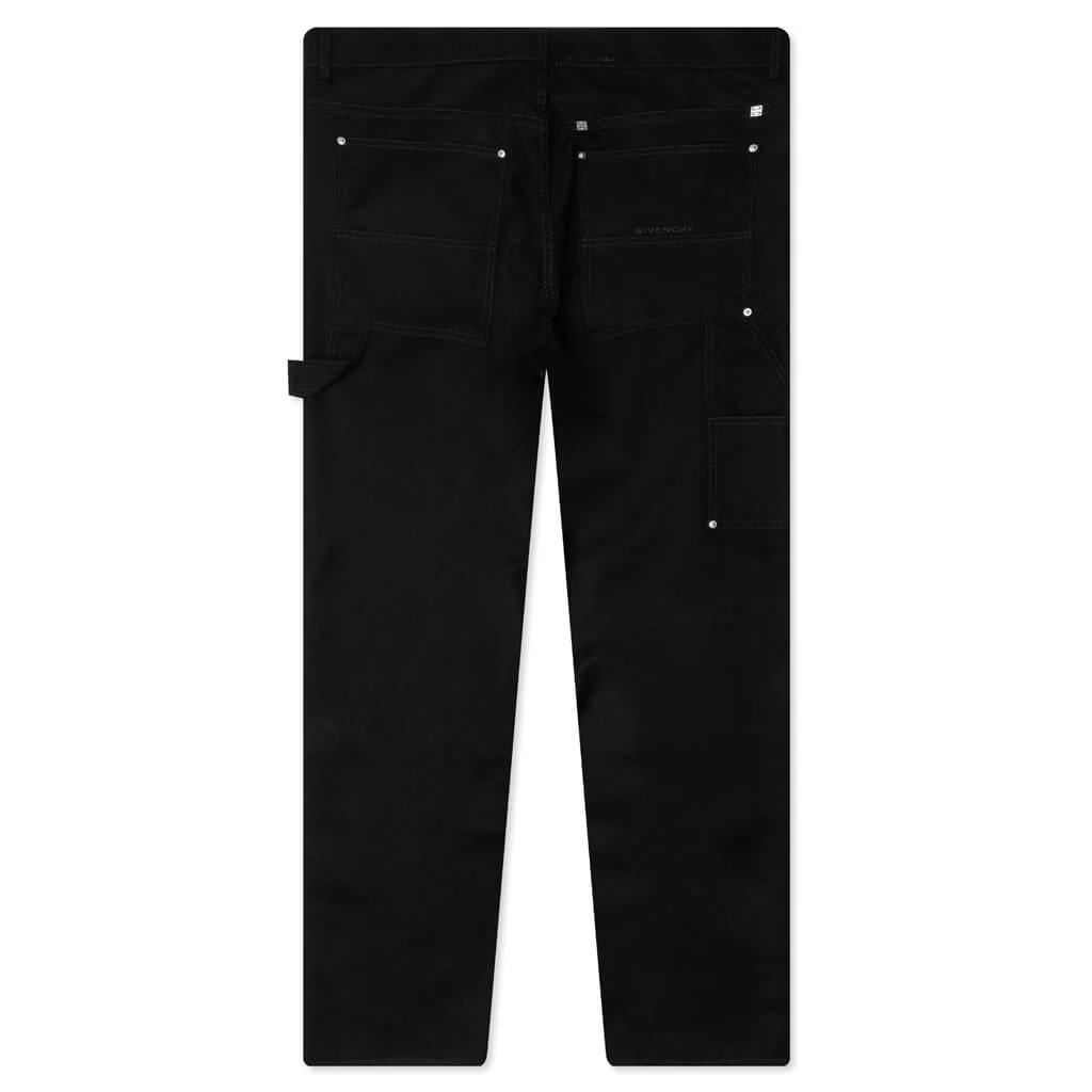 Studded Carpenter Pants - Black - Image 2