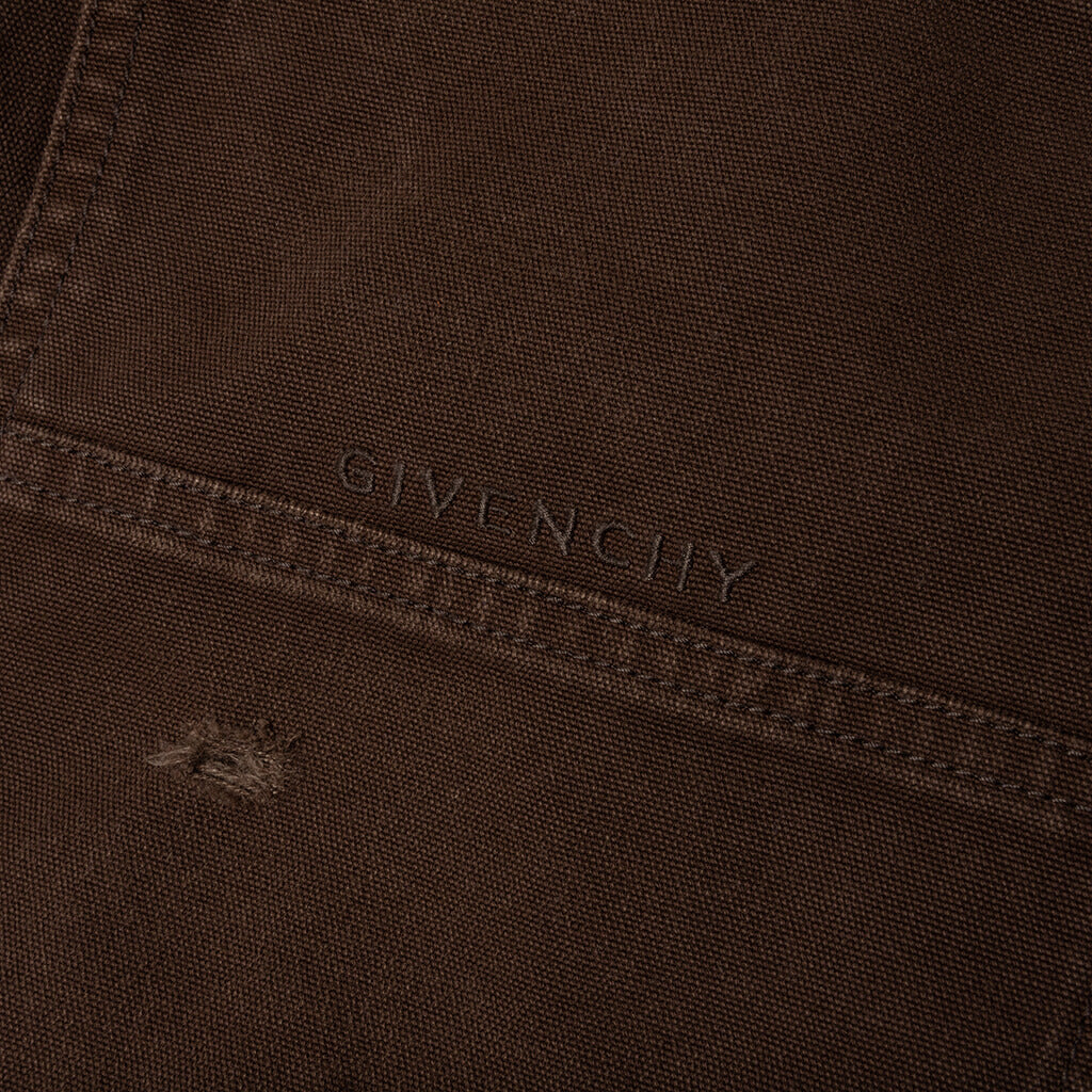 Studded Carpenter Pants - Dark Brown - Image 5
