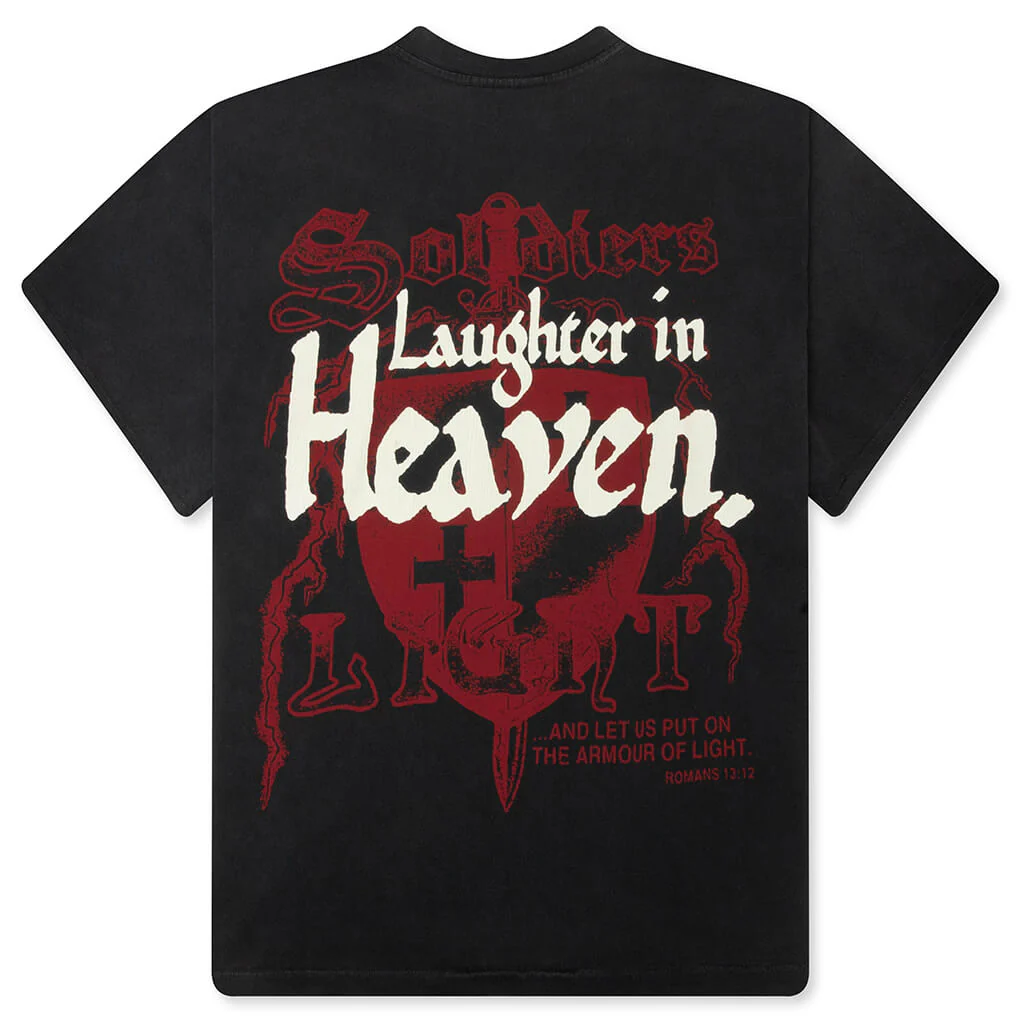 Fear Laughter Tee - Black - Image 2
