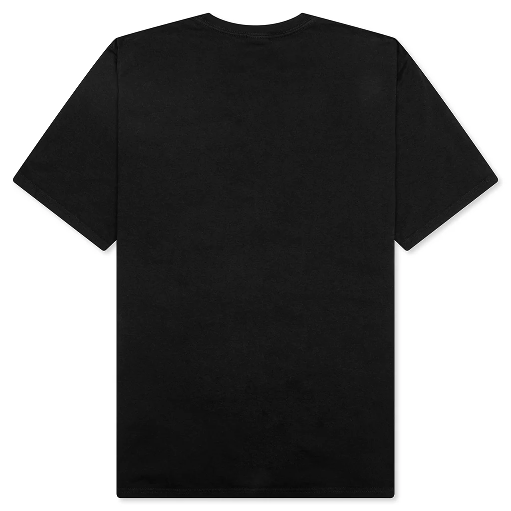 Arched Pigmented Dyed Tee - Black - Image 2