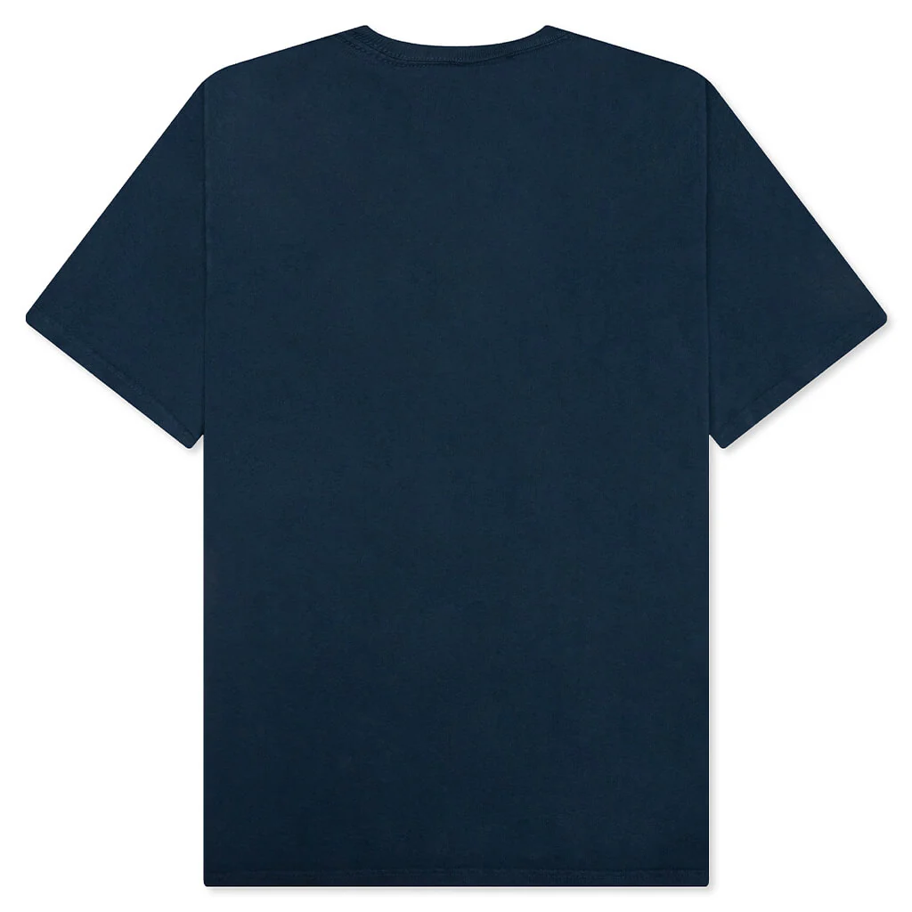 Arched Pigmented Dyed Tee - Navy - Image 2