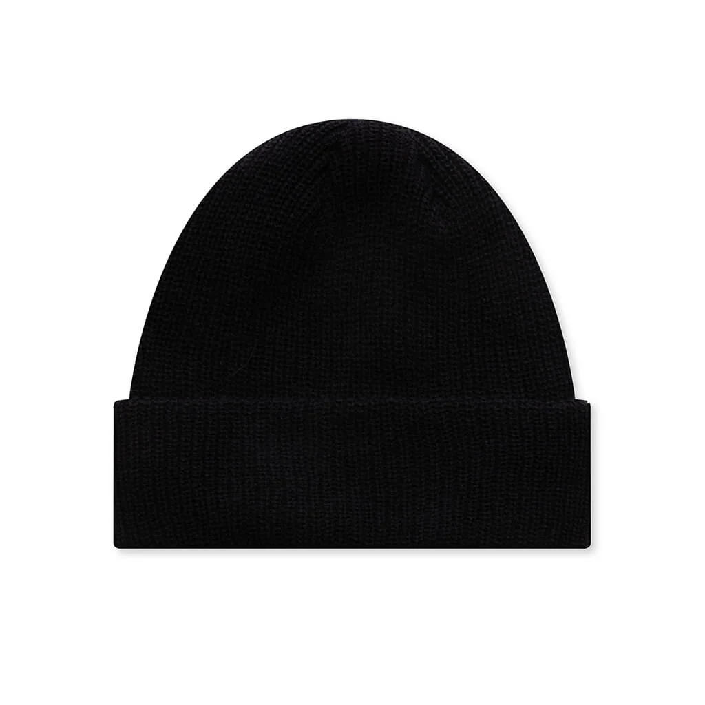 Basic Cuff Beanie - Black - Image 2