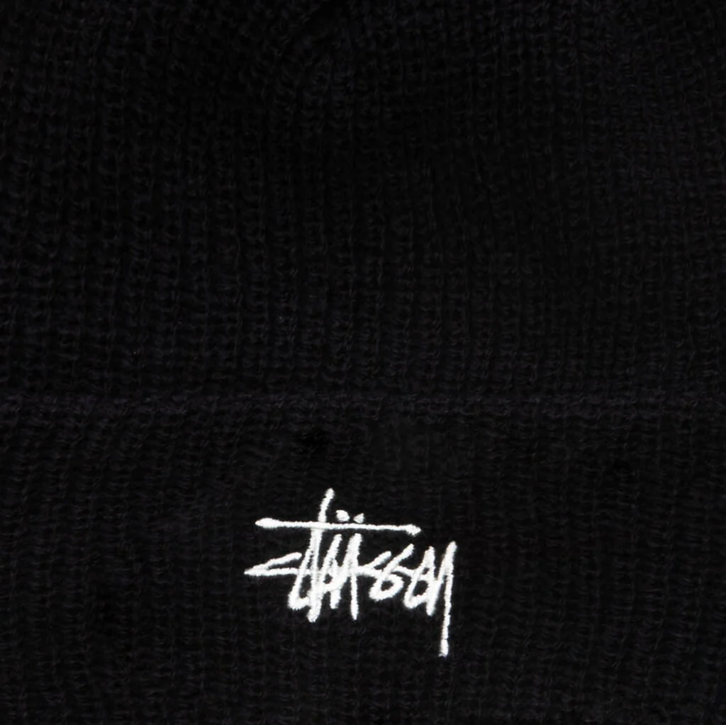 Basic Cuff Beanie - Black - Image 3