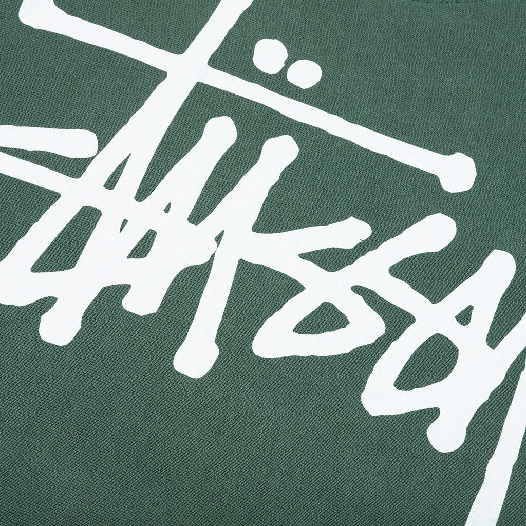 Basic Stussy Pigment Dyed Crew - Forest - Image 5