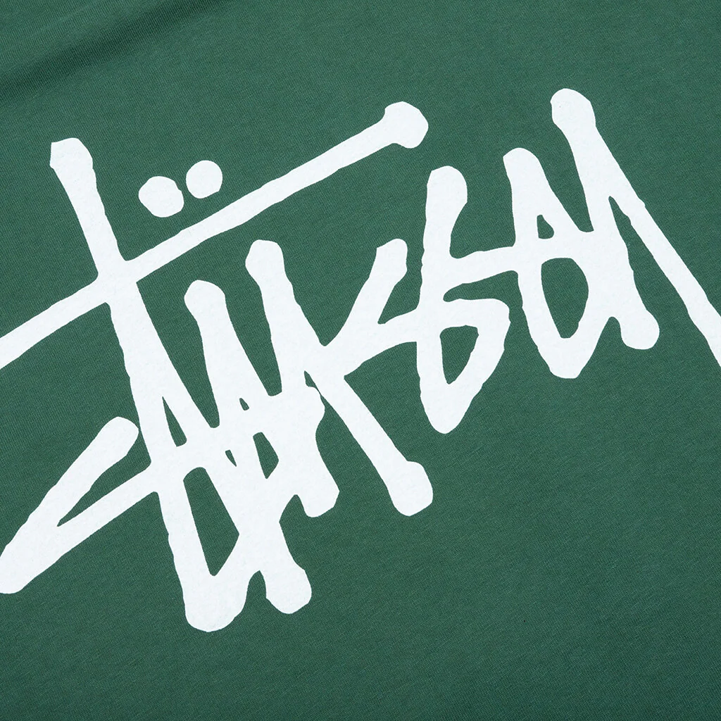 Basic Stussy Pigment Dyed Tee - Forest - Image 4