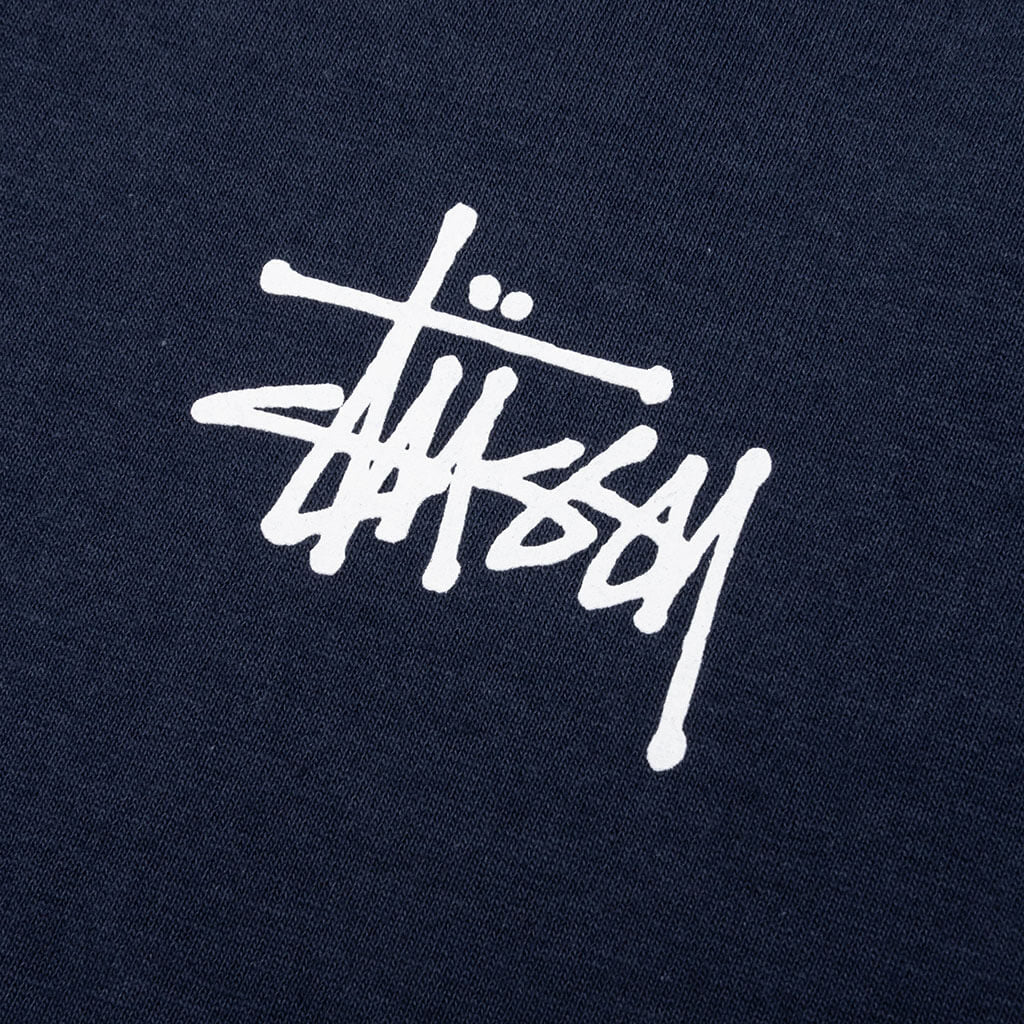 Basic Stussy Tee - Navy - Image 3