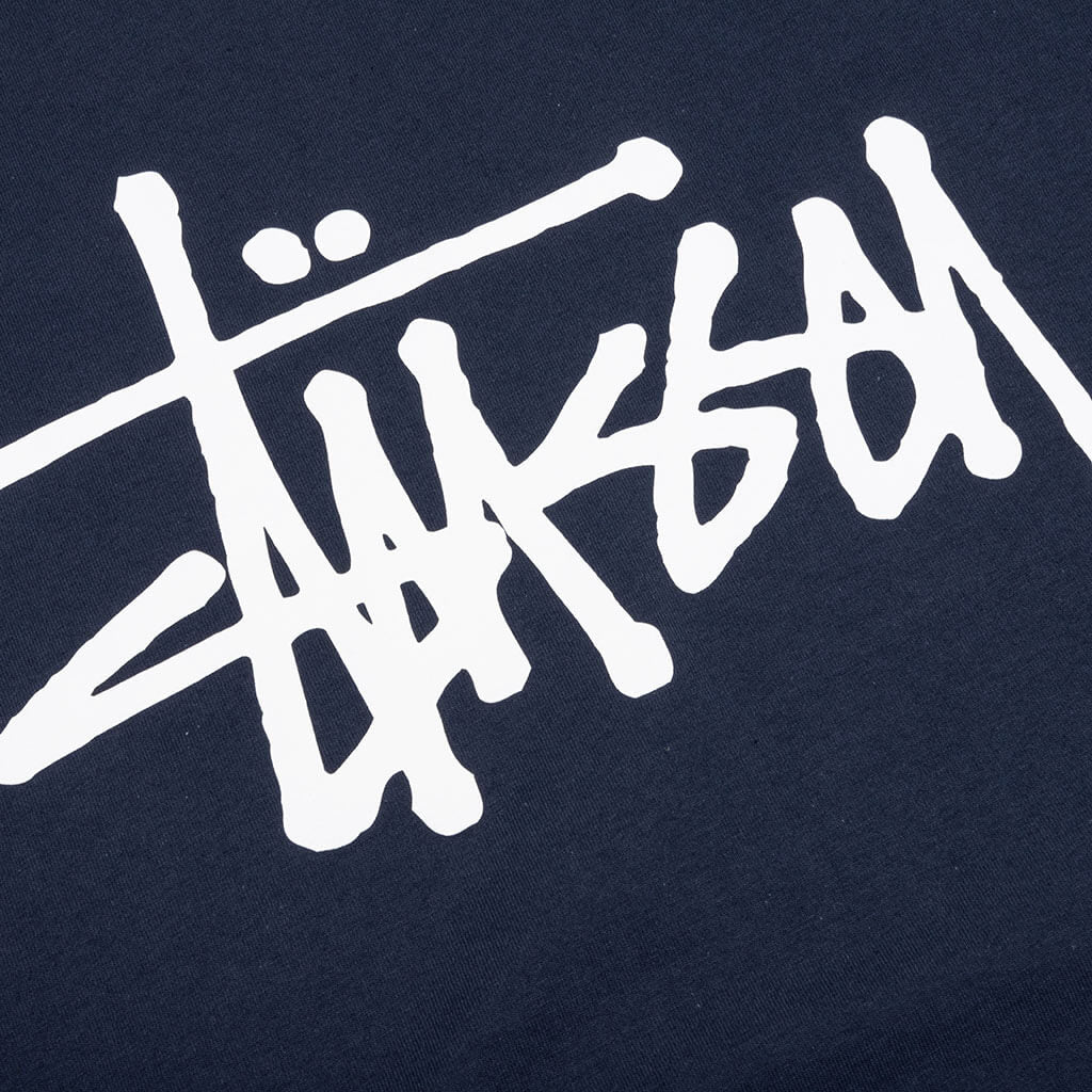 Basic Stussy Tee - Navy - Image 4