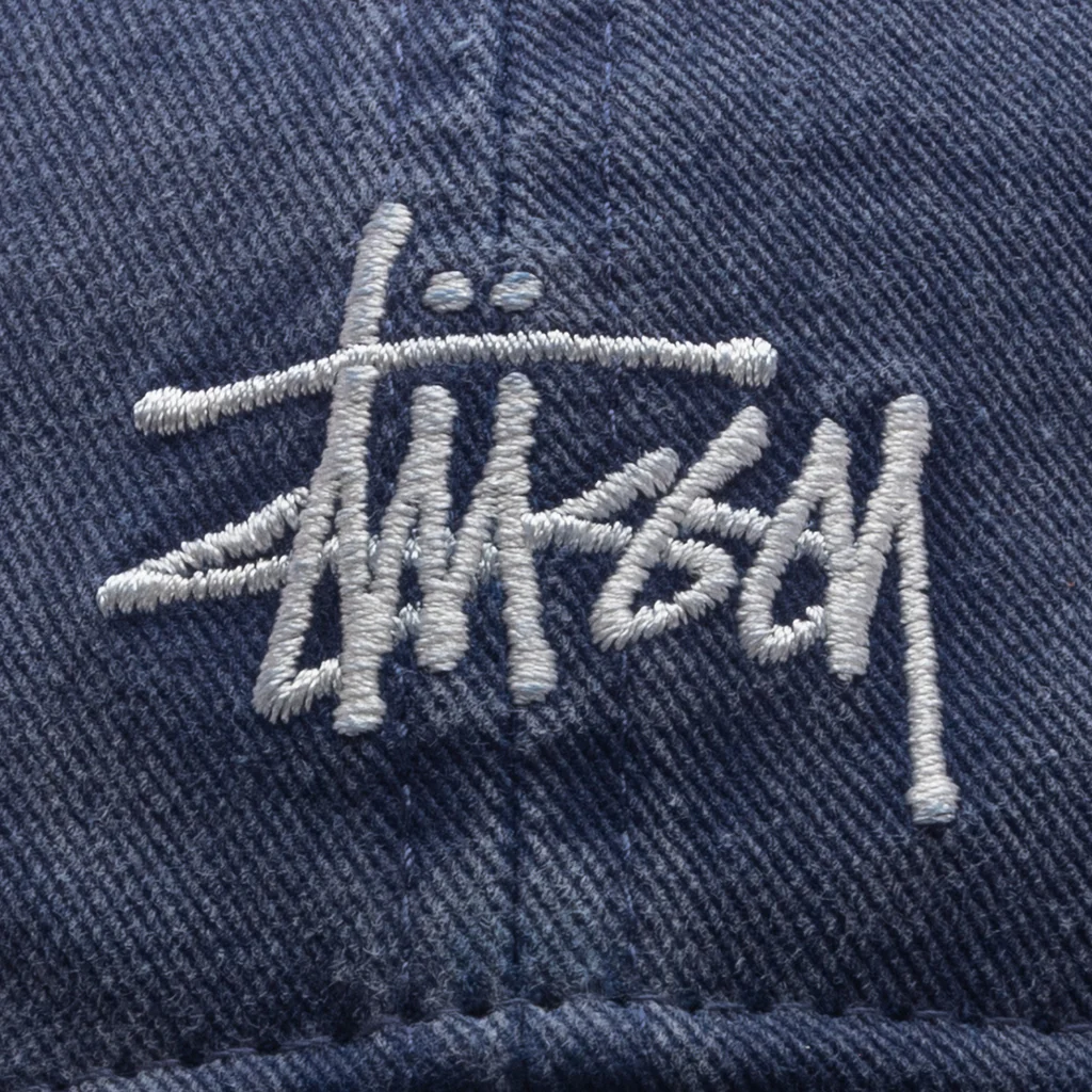 Basic Washed Low Pro Cap - Faded Navy - Image 2