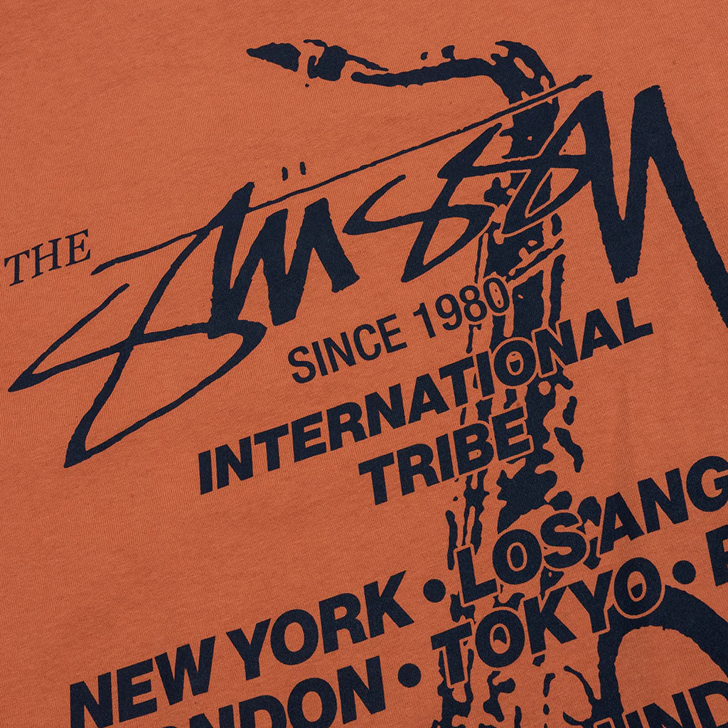 Beat Sounds Pigment Dyed Tee - Rust - Image 4