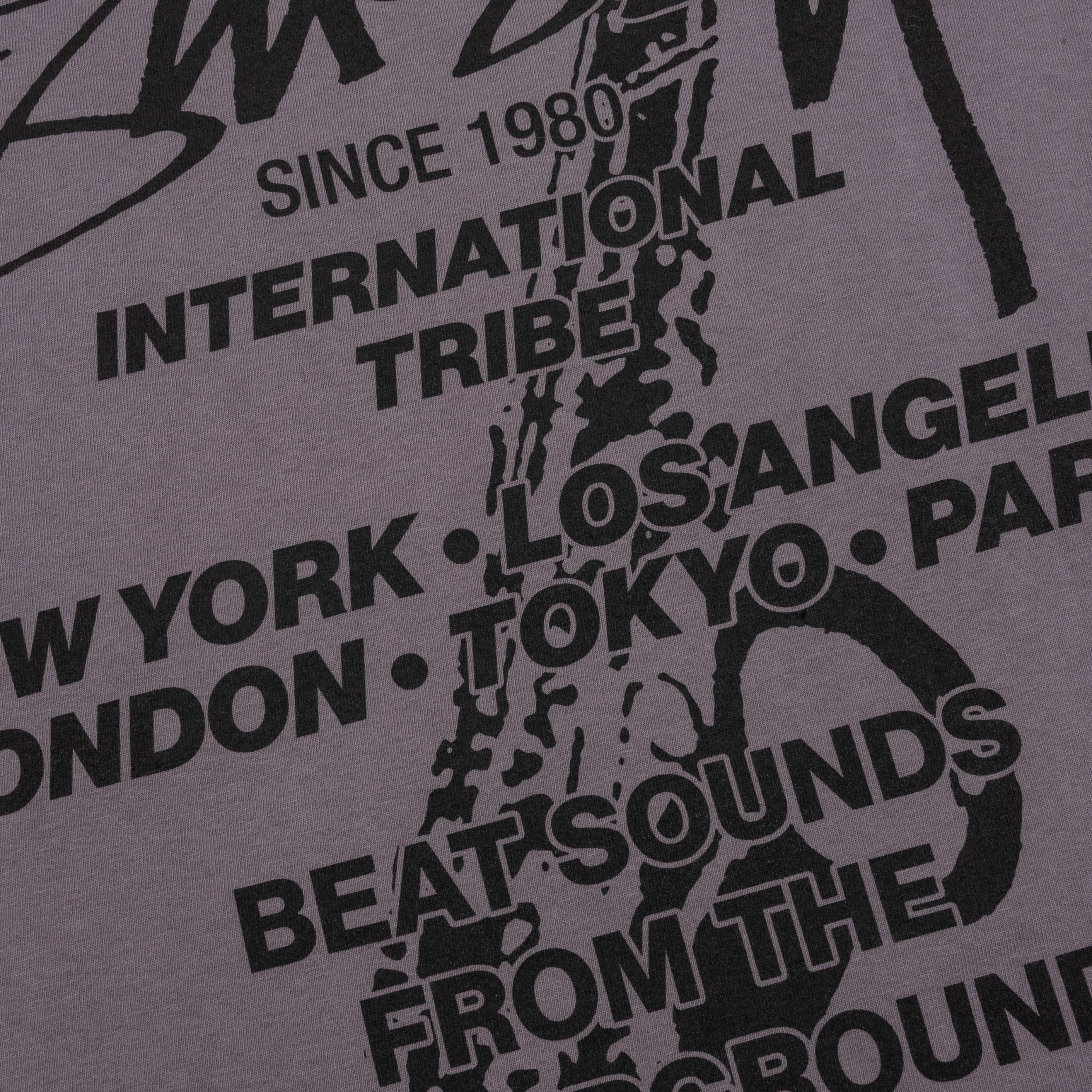 Beat Sounds Pigment Dyed Tee - Shark - Image 4