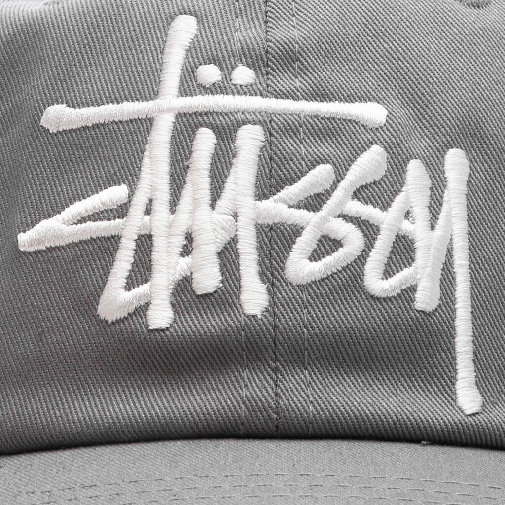 Big Basic Vintage Cap - Steel Grey - Image 2