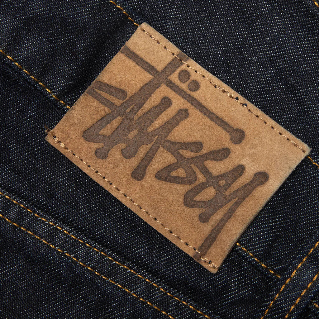 Big Ol Denim Shorts- Rinsed Indigo - Image 5