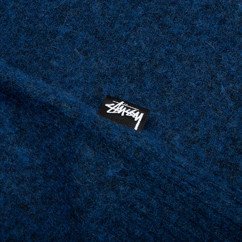 Brushed Cardigan - Blue - Image 4