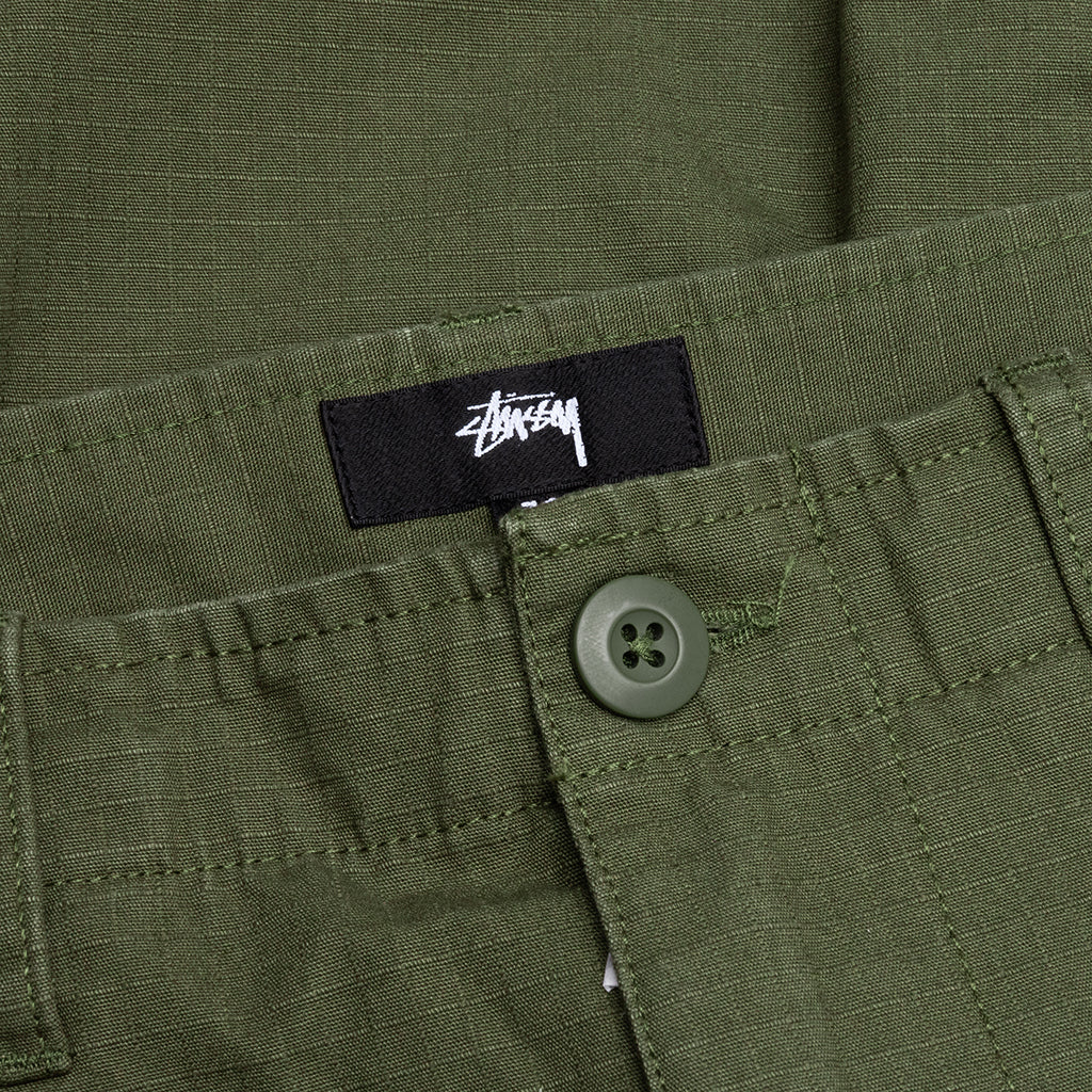 Cargo Ripstop Short - Olive Green - Image 3