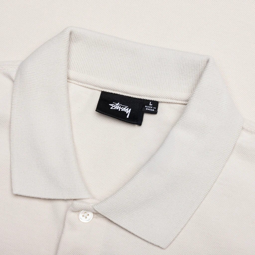 Classic Pique Polo - Off White - Image 3
